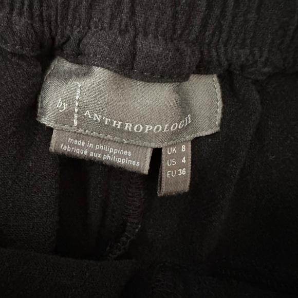 Anthropologie •‎ Linen Relaxed Jogger Ankle Pants - Picture 7 of 8